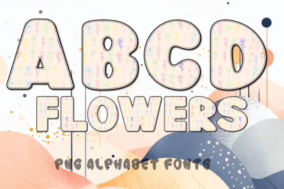 Download Flowers Representing Love Alphabet Fonts - Love Collection