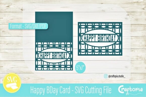 Download Happy Birthday Card – SVG Cutting File - Premium Resources
